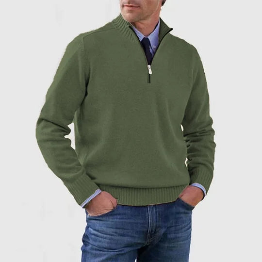 Bryce | Classic Quarter-Zip Sweater