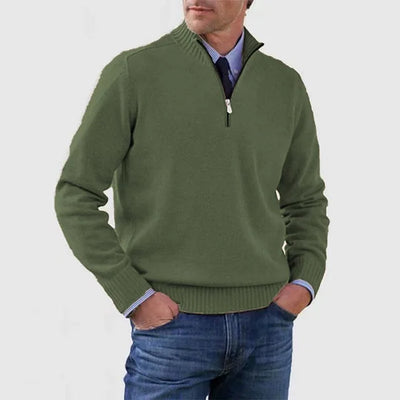 Bryce | Classic Quarter-Zip Sweater