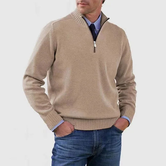 Bryce | Classic Quarter-Zip Sweater