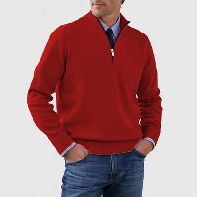 Bryce | Classic Quarter-Zip Sweater