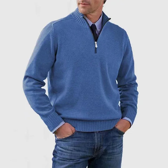 Bryce | Classic Quarter-Zip Sweater