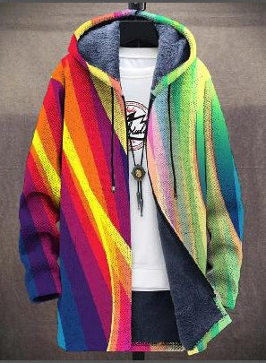 Benson | Artistic Cozy Hooded Cardigan