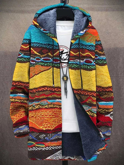 Benson | Artistic Cozy Hooded Cardigan