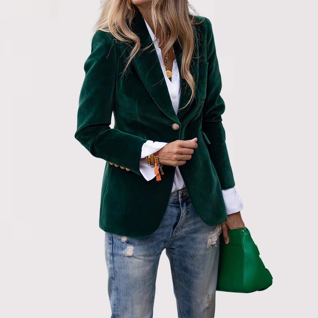 Willa | Velvet Sophistication Blazer