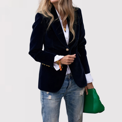 Willa | Velvet Sophistication Blazer