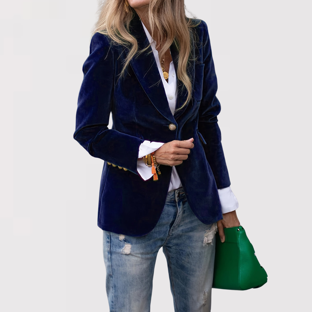 Willa | Velvet Sophistication Blazer
