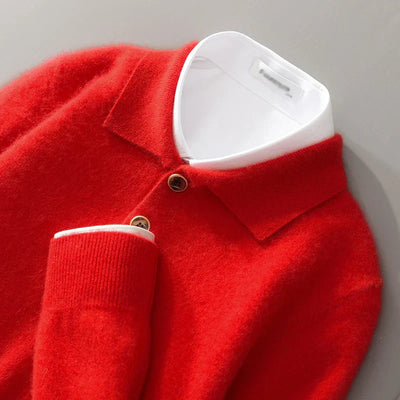 Calvin | Knit Polo Sweater