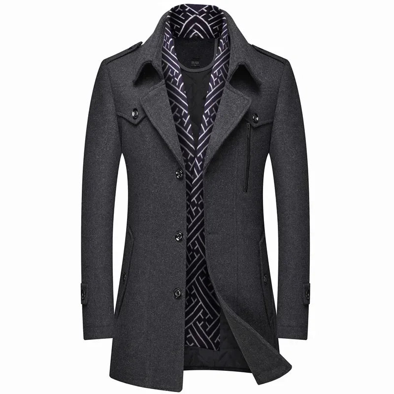 Marcus | Heritage Wool-Blend Coat