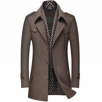 Marcus | Heritage Wool-Blend Coat