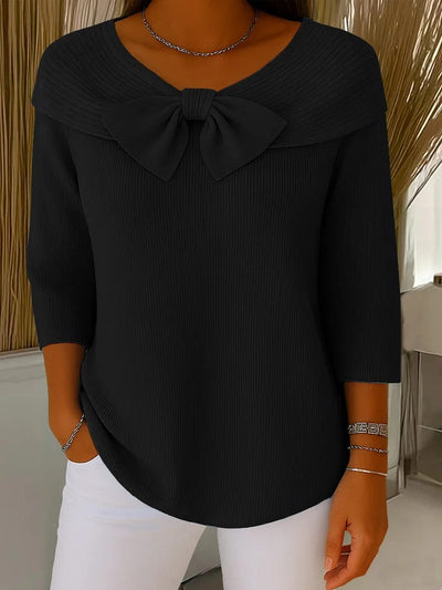 Amelia | Graceful Bow Sweater